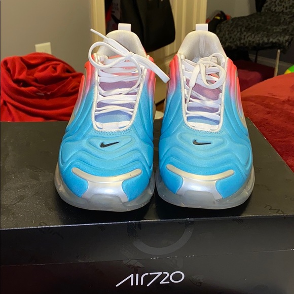 Nike air max 720 lava glow/black blue fury - Picture 3 of 4